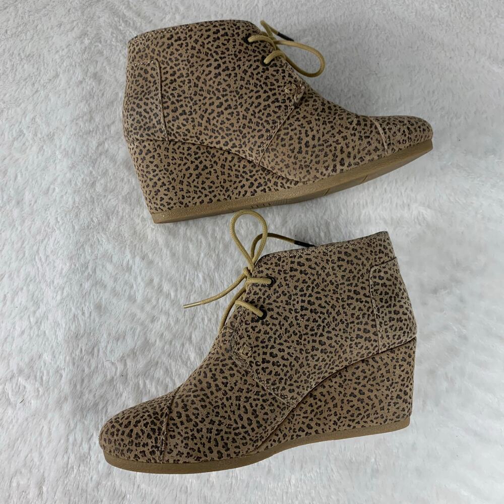 TOMS Women's Desert Wedge Booties Size 8.5 - Picture 6 of 9